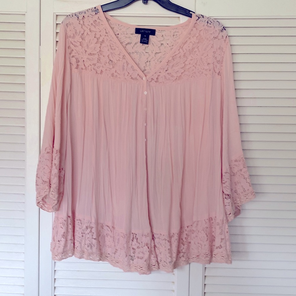 Karen Kane 2X beautiful 3/4 sleeve top